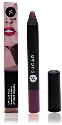 

Sugar MATTE AS HELL CRAYON LIPSTICK - 14 Violet Crawley (Smokey Violet)(Smokey Violet, 2.8 g)