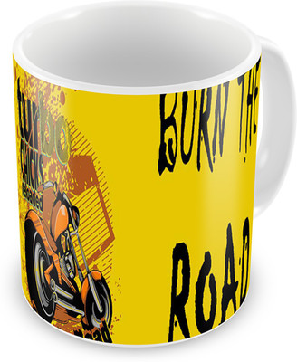

Mukesh Handicrafts MHMG0097 Ceramic Mug(325 ml), Multicolor