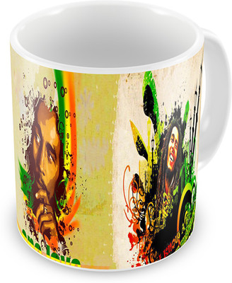 

Mukesh Handicrafts MHMG0081 Ceramic Mug(325 ml), Multicolor