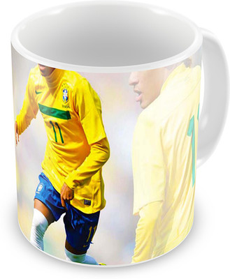 

Mukesh Handicrafts MHMG0038 Ceramic Mug(325 ml), Multicolor