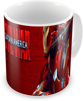 

Mukesh Handicrafts MHMG0017 Ceramic Mug(325 ml), Multicolor