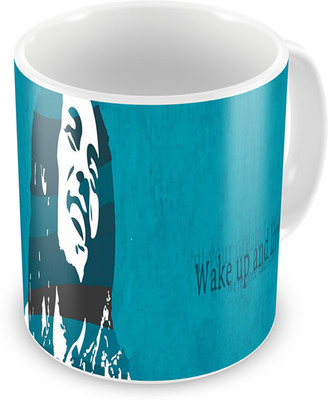 

Mukesh Handicrafts MHMG0082 Ceramic Mug(325 ml), Multicolor
