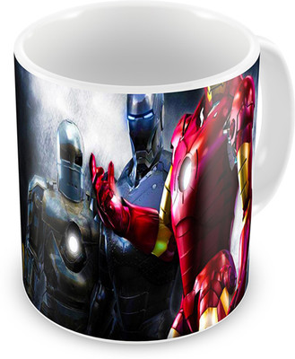 

Mukesh Handicrafts MHMG0013 Ceramic Mug(325 ml), Multicolor