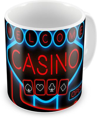 

Mukesh Handicrafts MHMG0060 Ceramic Mug(325 ml), Multicolor