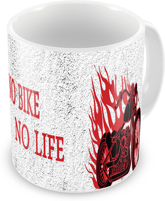 

Mukesh Handicrafts MHMG0096 Ceramic Mug(325 ml), Multicolor