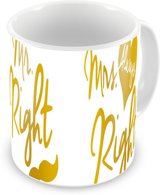 

Mukesh Handicrafts MHMG0110 Ceramic Mug(325 ml), Multicolor