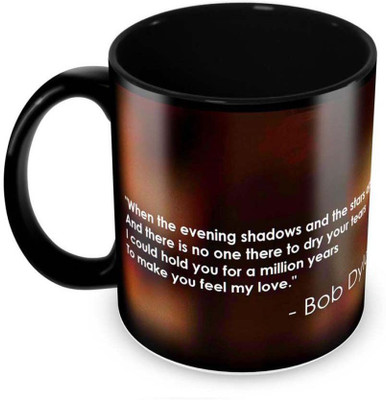 

VAMSUM BOB DYLAN Ceramic Mug(350 ml), Multicolor