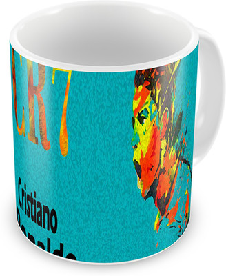 

Mukesh Handicrafts MHMG0098 Ceramic Mug(325 ml), Multicolor