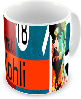 

Mukesh Handicrafts MHMG0102 Ceramic Mug(325 ml), Multicolor