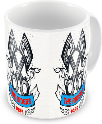 

Mukesh Handicrafts MHMG0079 Ceramic Mug(325 ml), Multicolor