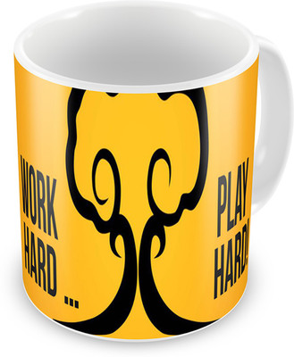 

Mukesh Handicrafts MHMG0052 Ceramic Mug(325 ml), Multicolor