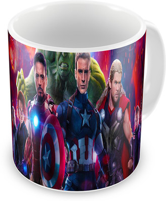 

Mukesh Handicrafts MHMG0019 Ceramic Mug(325 ml), Multicolor