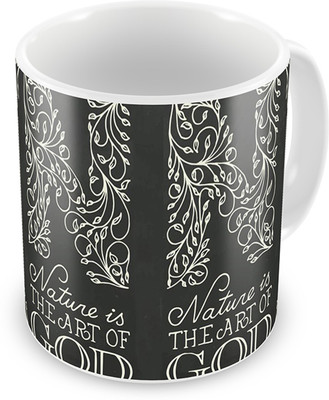 

Mukesh Handicrafts MHMG0064 Ceramic Mug(325 ml), Multicolor