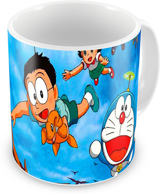 Mukesh Handicrafts MHMG0037 Ceramic Mug(325 ml), Multicolor
