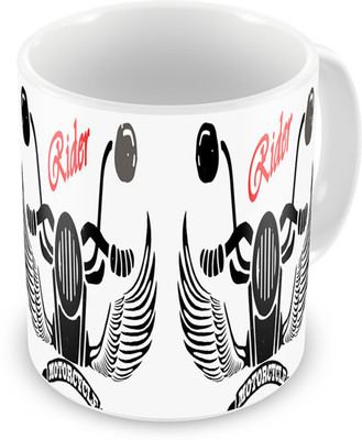 

Mukesh Handicrafts MHMG0075 Ceramic Mug(325 ml), Multicolor