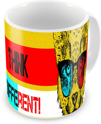 

Mukesh Handicrafts MHMG0103 Ceramic Mug(325 ml), Multicolor