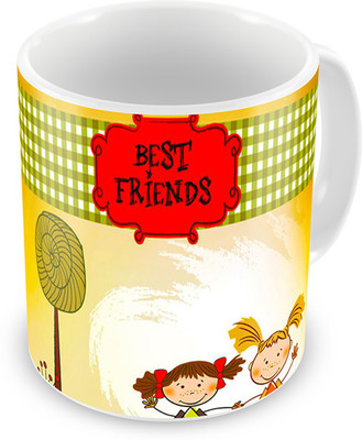 

Mukesh Handicrafts MHMG0035 Ceramic Mug(325 ml), Multicolor