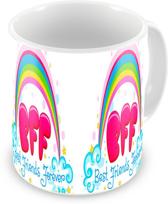 

Mukesh Handicrafts MHMG0043 Ceramic Mug(325 ml), Multicolor