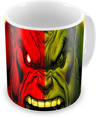 

Mukesh Handicrafts MHMG0011 Ceramic Mug(325 ml), Multicolor
