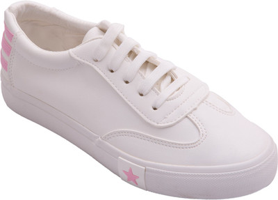 

Bell LSH23-WH-PK Sneakers For Women(White, Pink