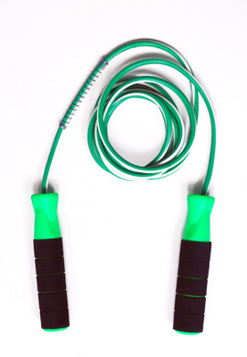 

AS Black / Green Foam Jump Rope Ball Bearing Skipping Rope(Green, Black, Length: 259 cm)