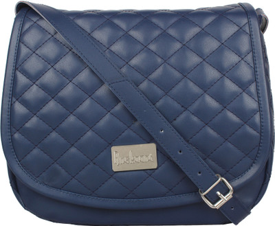 

Anekaant Women Casual Blue PU Sling Bag
