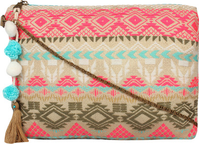

Anekaant Women Casual Multicolor Cotton Sling Bag