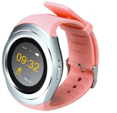 

Padraig T11 Smart Watch Bluetooth 3.0LE with Heart Rate Monitor, Sync Sleep Monitor Fitness Tracker for Android/IOS System iPhone Android Phone pink Smartwatch(Silver Strap regular)