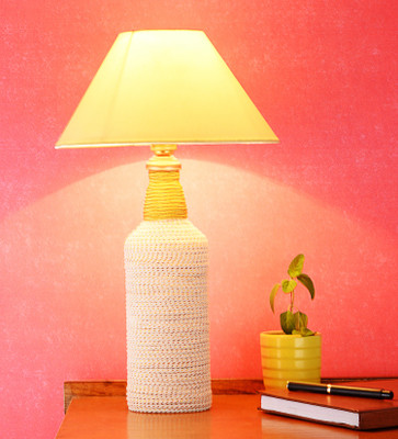 

DEPLO HOME White-Lime Table Lamp(45 cm, White)