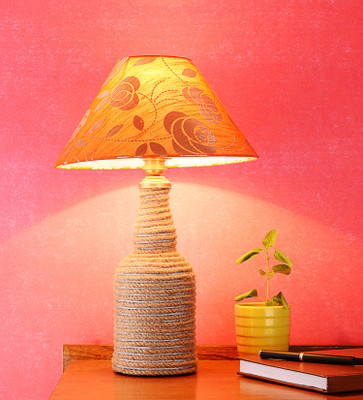 

DEPLO HOME Brown-Orange Table Lamp(41 cm, Brown)