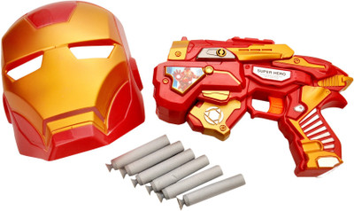

Toyshine Soft Bullet Gun With Mask Toy Best Birthday Gift For Your Kid(Multicolor)