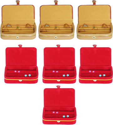 

Aadhya Combo of ring & earring box pack of 7 Vanity Box(Multicolor)