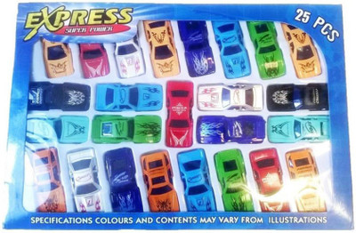 

P17 collection 25 piecs cars set of kids small sports cars, cars set free wheel(Multicolor)