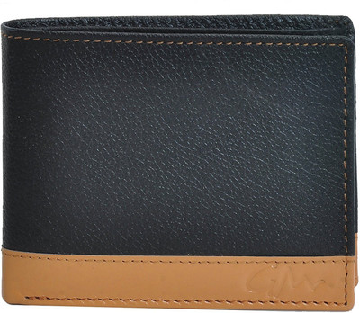 

Gentleman Men Black Genuine Leather Wallet(5 Card Slots)