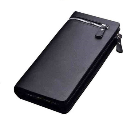 

contrast Girls Black Artificial Leather Wallet(12 Card Slots)