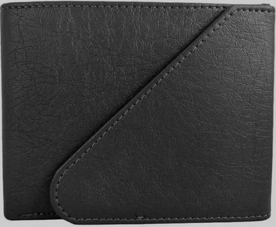 

Macberry Boys Black Artificial Leather Wallet(5 Card Slots)