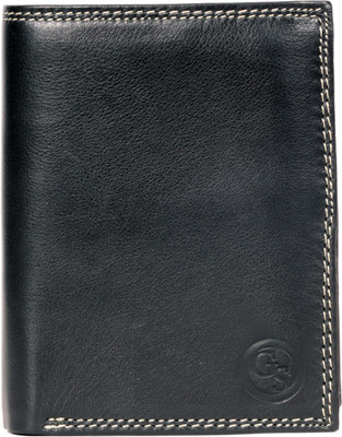 

GS Men Black Genuine Leather Wallet(9 Card Slots)