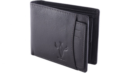 

Krosshorn Men Brown Genuine Leather Wallet(5 Card Slots)