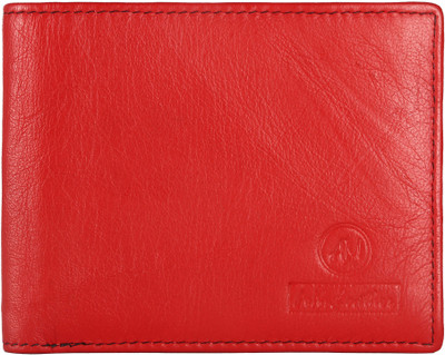 

Am Leather Men Red Genuine Leather Wallet(4 Card Slots)