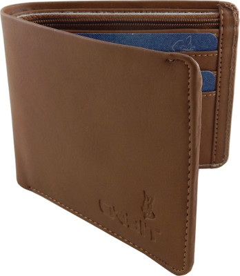 

Orbit Men Khaki Genuine Leather, Fabric Wallet(3 Card Slots)