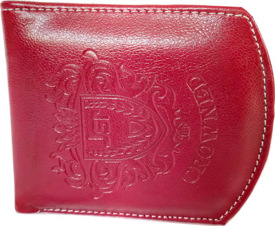 

model Men Red Artificial Leather Wallet(3 Card Slots)