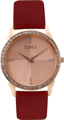 

Horra PB817FLRG62 Ruby Series Rose Gold Dial Analog Watch - For Women