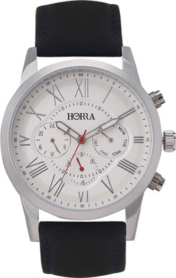 

Horra PB817MLS58 Corona Series Silver Dial Analog Watch - For Men