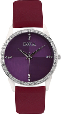 

Horra PB817FLPU60 Ruby Series Purple Dial Analog Watch - For Women