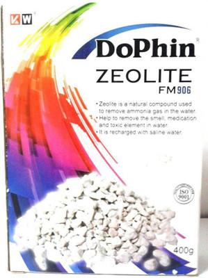 

Foodie Puppies DOPHIN Zeolite | 400g Undergravel Aquarium Filter(Biological Filtration for Salt Water and Fresh Water)
