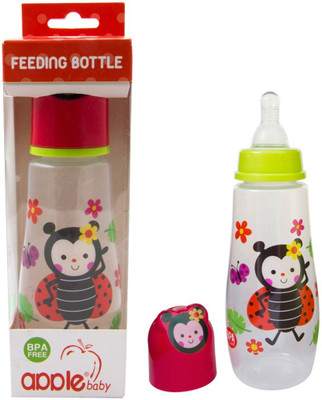 

Apple Baby Feeding Bottle - 150 ml(Red with Green)