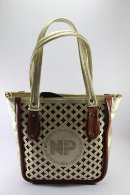 

New Pearls Tote Shoulder Bag(Gold, 5 L)