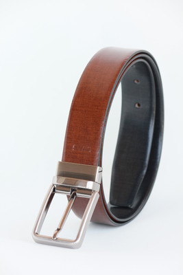 

UberClan Men Formal Black, Brown Genuine Leather Reversible Belt