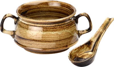 

Amber Shine Soup Ceramic Bowl(Multicolor, Pack of 1)