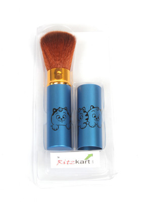 

Ritzkart Retractable Blush Brush Loose Powder Foundation Brush with Cap …(Pack of 1)